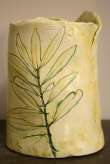 Vase with herbs