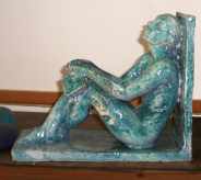 Bookend sculpture
